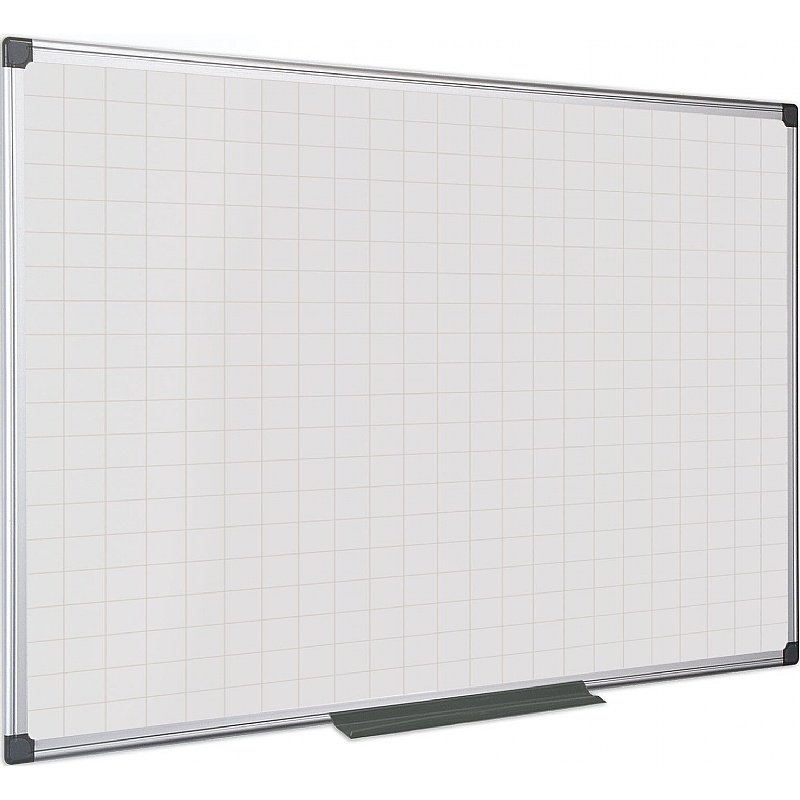 Dry Erase Drywipe Magnetic Whiteboard 48"x36"Silver Aluminium Frame 122cm X91cm Notice Memo Board Office