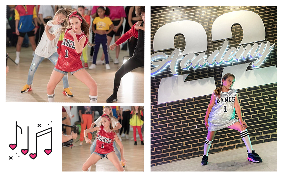 LOLANTA Teen Sequins Costume, Summer Dance Outfits, India