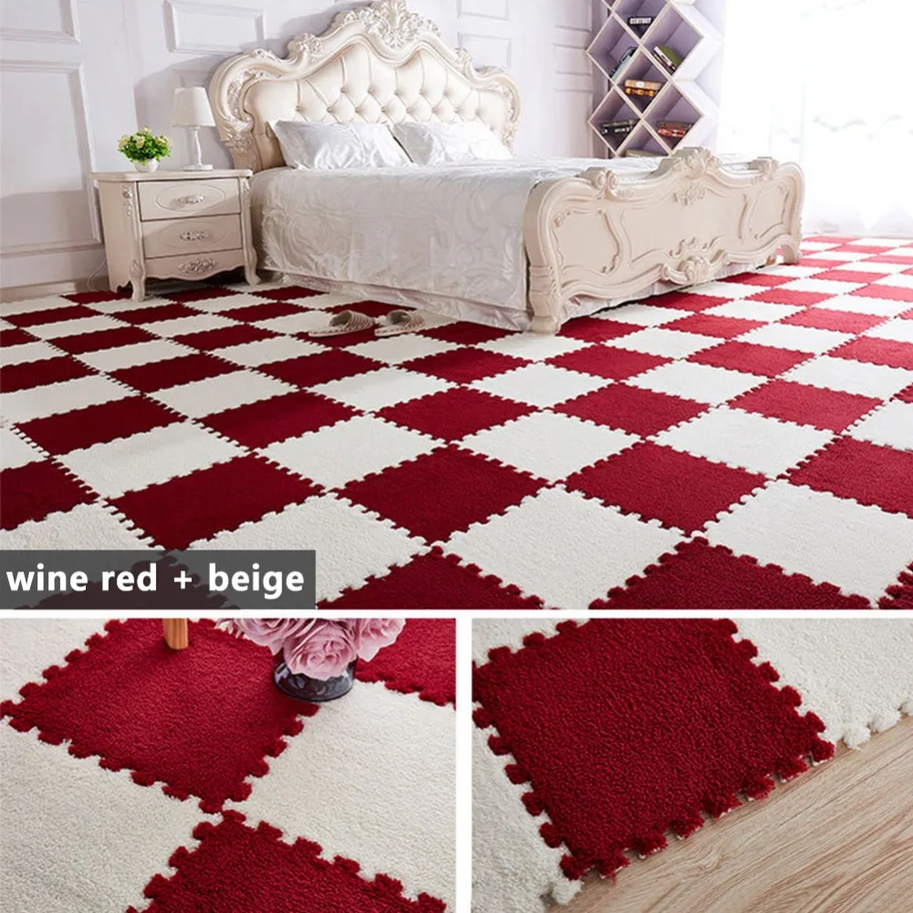 Buy Easy Clean Floor Mat Rugs Soft Shaggy Rug Large Area Carpet Bedroom Living Room Rainbow Flower 11793412