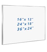 QUEENLINK Double Sided Magnetic Whiteboard, Dry Erase White Board, 21X30cm Small Lap Boards Kit Portable Mini Classroom Whiteboard For Students