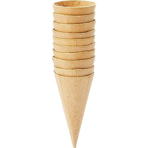 White Large Plastic Ice Cream Cone - Gil & Roy Props