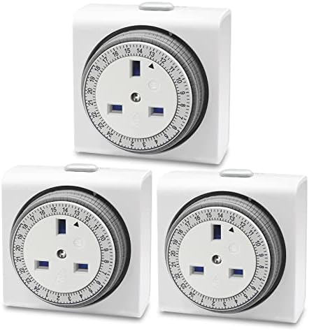 TIMER PLUG SOCKET 24 Hour Segment Programmable Energy Saving Plug-in Switch £5.99 - PicClick UK