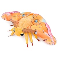 Lilizzhoumax Simulation Silk Moth Plush Toy 65cm/25", Realistic Stuffed Animal Plush Silk Moth, Cute Silk Moth Toy, Super Soft Lovely Kids Toy Home Decoration Animal Toys, Gift For Friends And Kids