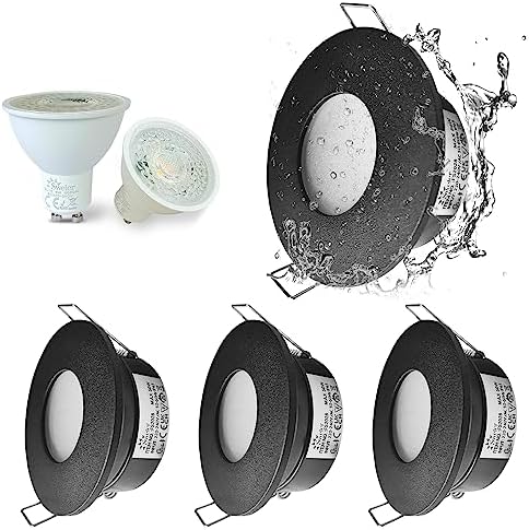 IP65 Downlight Waterproof LED Spotlight Bathroom Shower Lights, Round Recessed Lamp Ceiling Lighting Fixture, 3W 5W 7W AC110V-240V 3000K 4000K 6000K, Outdoor Spot Lights
