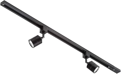 Litecraft 2 Metre Kitchen Track Light With 6 Harlem Fixture & LED Bulbs - White | UK