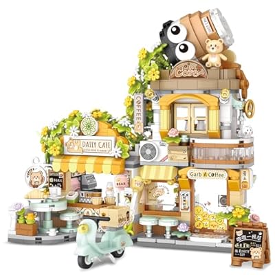 QLT Honey Workshop Mini Building Blocks, MOC Creative Building Toys Model Set For 7-9 Years Old Girls Boys, 1242 PCS Simulation Architecture Construction Toy, Gift Idea For Kids Adults