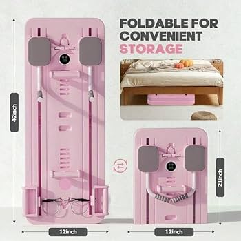 Syedee Foldable Pilates Equipment For Home Workouts,Balanced Body Pilates Reformer Machine For Home And Gym, Pilates Exercise Equipment With Jump