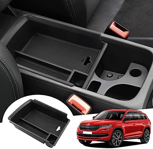Center Console Organizer For 2024 Toyota Grand Highlander Armrest Box Storage Center Console Tray ABS Accessories Car Storage