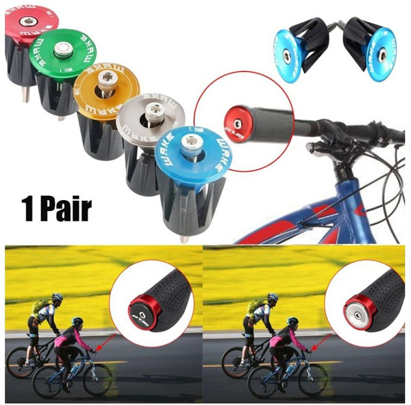 Handlebar Tape Bicycle Handlebar Bar End Plugs Caps, Expanding Aluminum Handlebar Ends