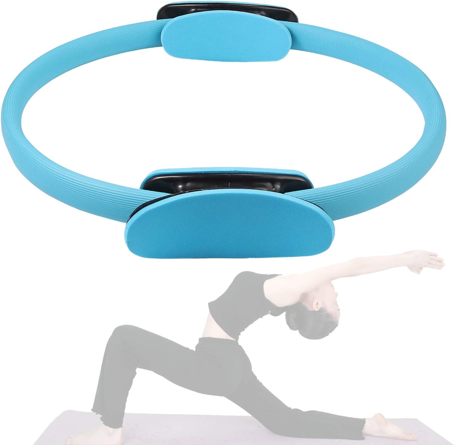 KINGBOO Pilates Ring For Women,15inch Magic Fitness Circle