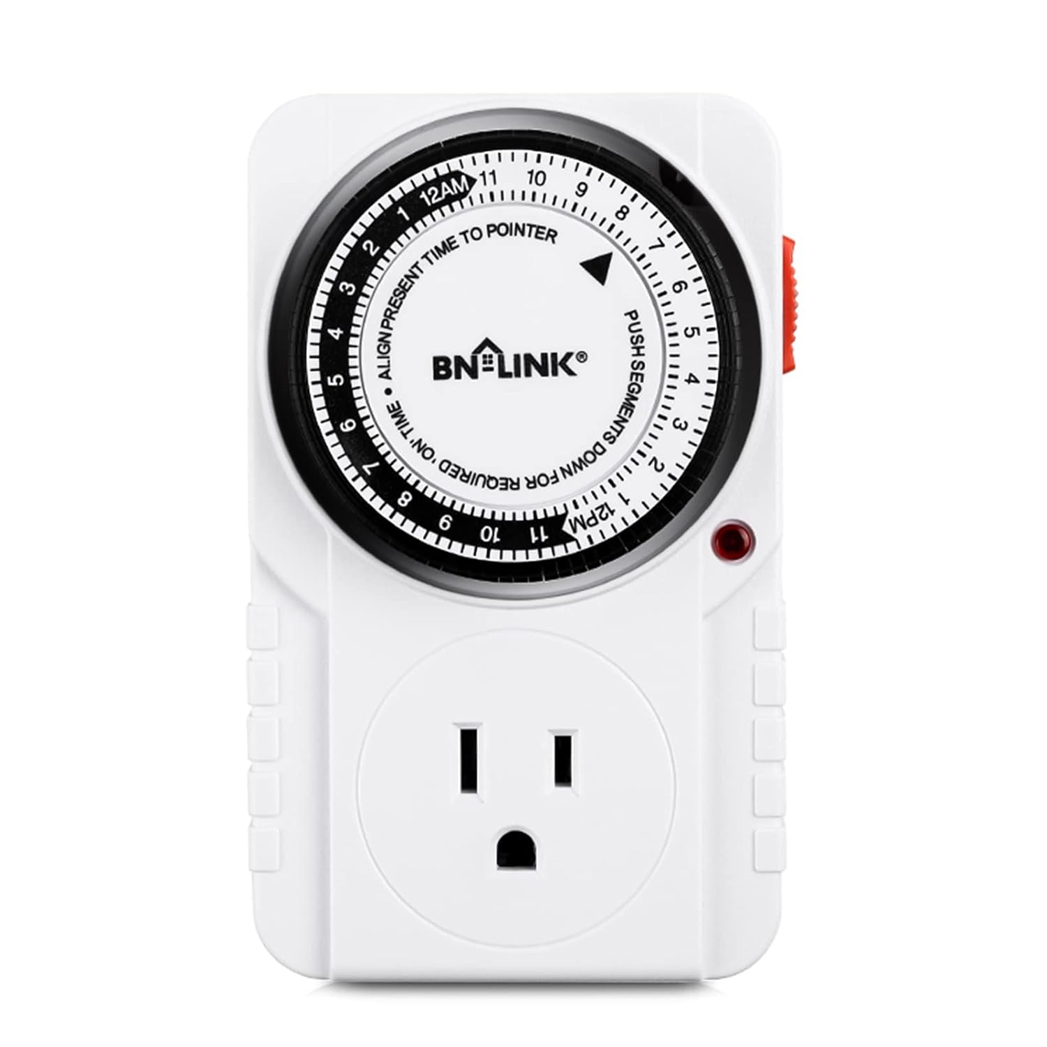 TIMER PLUG SOCKET 24 Hour Segment Programmable Energy Saving Plug-in Switch £5.99 - PicClick UK