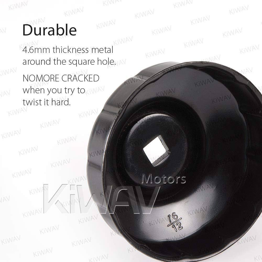 74mm 14 Flute Oil Filter Housing Cap Cup Wrench Socket Fit Mercedes Benz Audi Vw