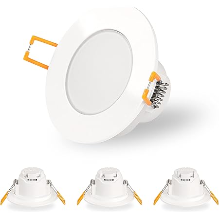 IP65 Downlight Waterproof LED Spotlight Bathroom Shower Lights, Round Recessed Lamp Ceiling Lighting Fixture, 3W 5W 7W AC110V-240V 3000K 4000K 6000K, Outdoor Spot Lights