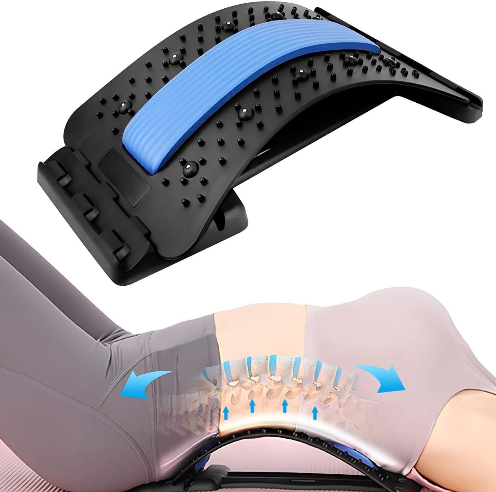 Buy TTCDBF Back Stretcher For Pain , Spine Deck With 3 Adjustable