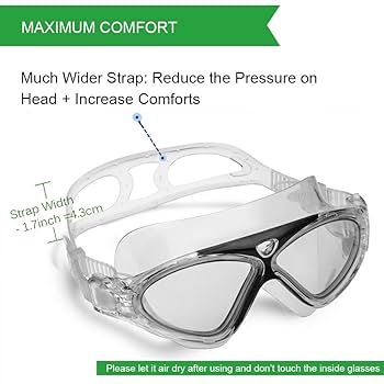 GIVBRO Swimming Goggles No Leaking Anti Fog UV Protection With Free Protection Case For Adult Men Women