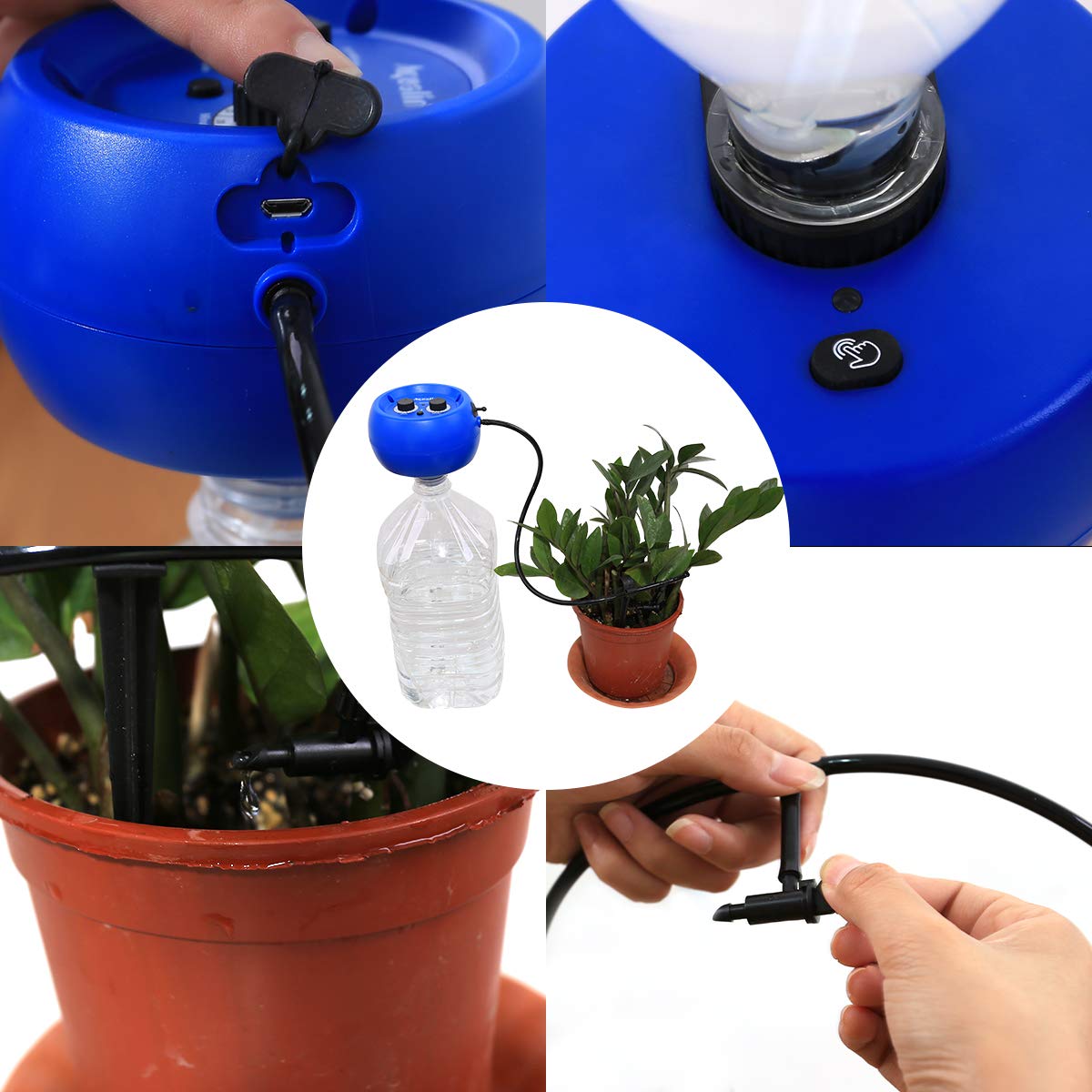 Kollea Autoatic Watering Syste, Indoor Plant Self Watering Syste Autoatic Drip Irrigation