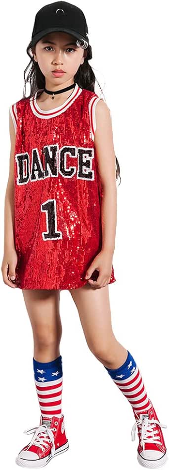 LOLANTA Teen Sequins Costume, Summer Dance Outfits, India