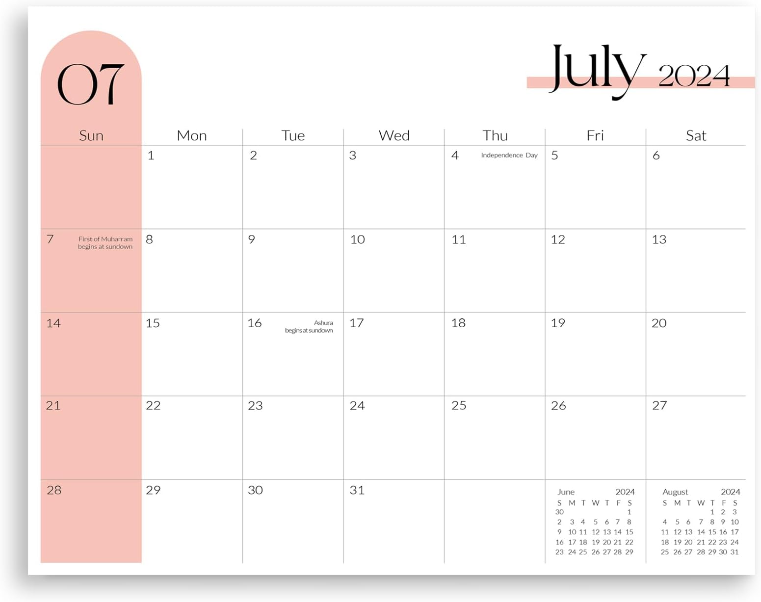 LCPCX Magnetic Calendar For Refrigerator,Fridge Calendar For Weekly Calendar Set, Includes 6 Dry Erase Markers, 1 Towel,8 Magnetic Column Silicone Pads,House Must Haves