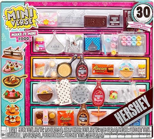 MGA's Miniverse Make It Mini Food - Diner Series 3 - Mini Collectibles - DIY Resin Play - Replica Food, NOT EDIBLE - For Collectors And Ages 8+ Years