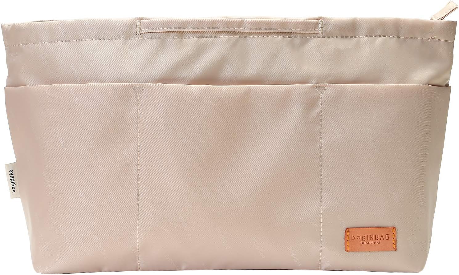 IN. Purse Organizer Insert With Zipper, Nylon Fabric Storage Bag With Handles, For Womens Handbags & Tote Bags, Neverfull, Lightweight Large Sized Black On Philippines