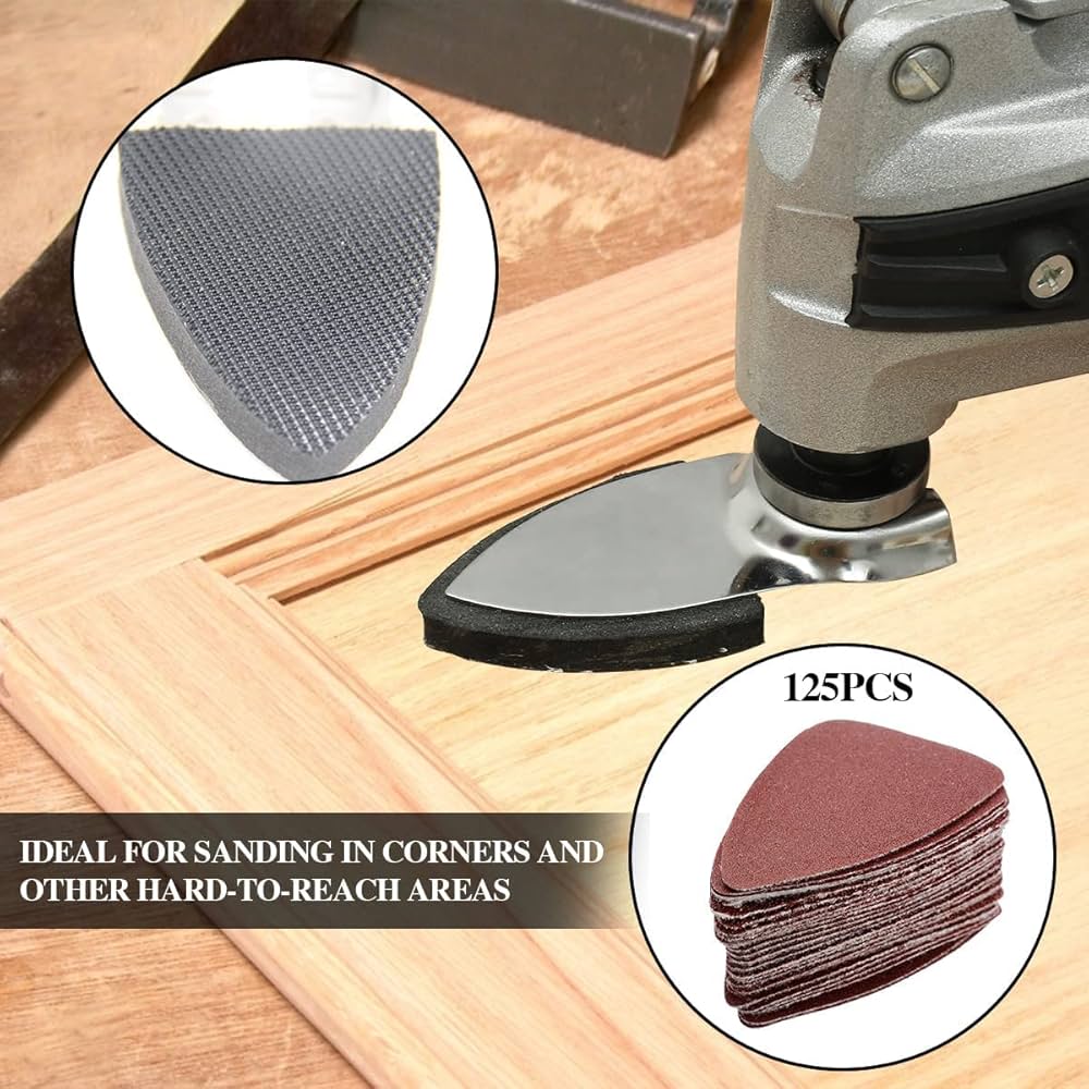 Rockwell RW8941 Sonicrafter Oscillating Multitool Sanding Finger Pad With Universal Fit System