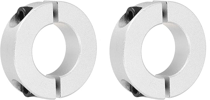 MECCANIXITY Shaft Collar 1" Bore Double Split Carbon Steel Clamping