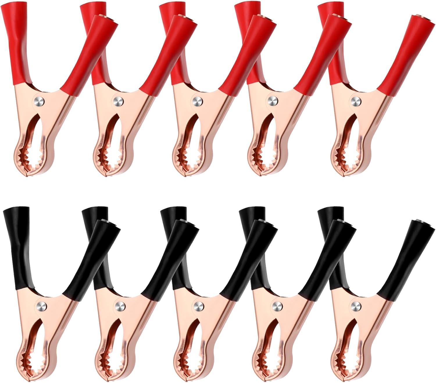 QBM Battery Clip Heavy Duty Copper Crocodile Clips For Battery Heavy