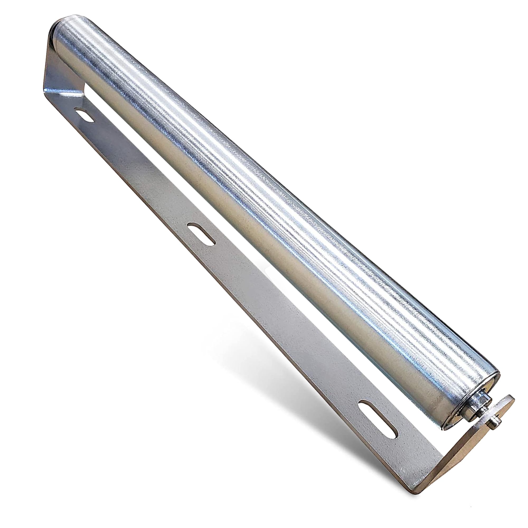 Galv Covered Roller Therwen 4 Sets 1.5'' Diameter Conveyor Rollers With Stands 10'' Galvanized Steel Long