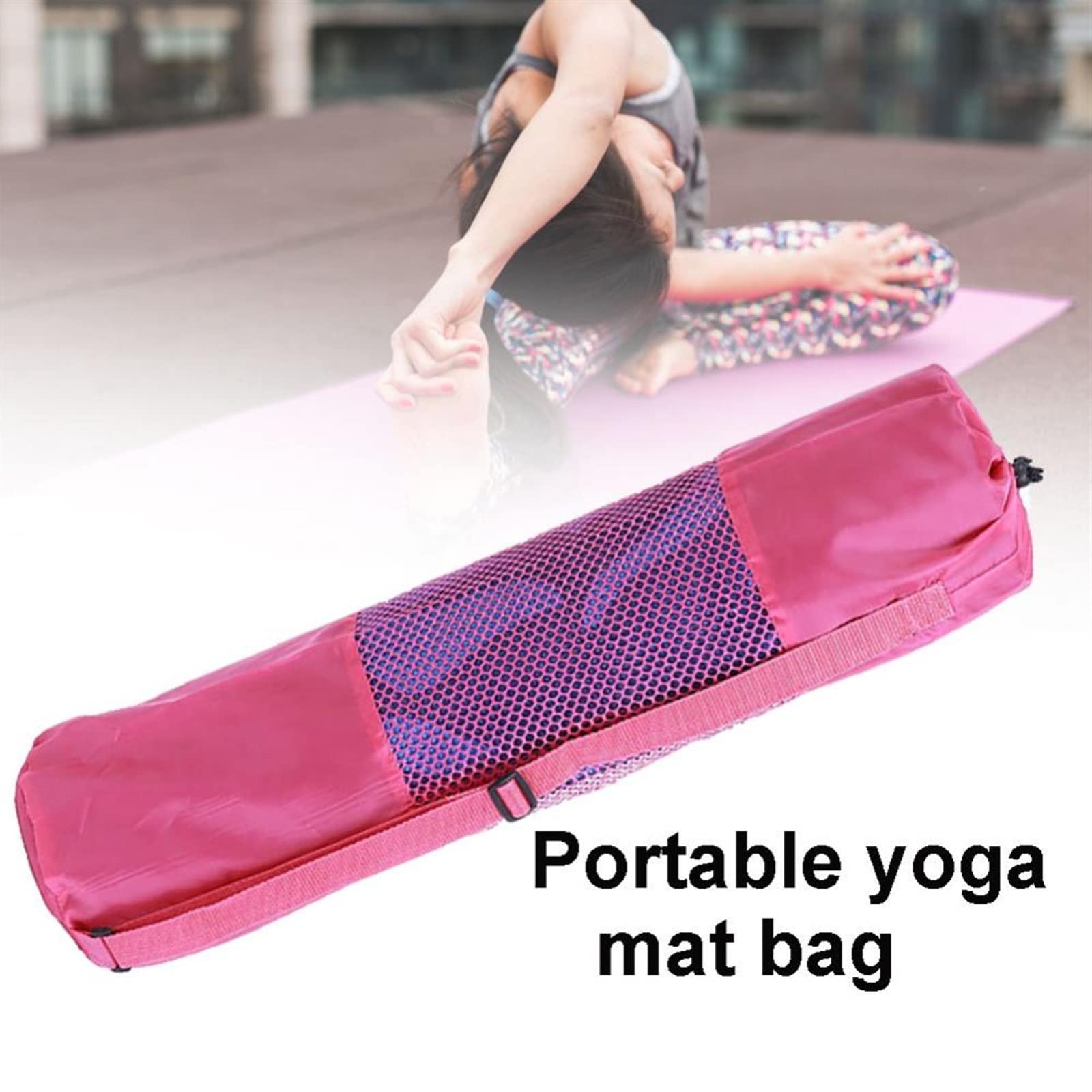 Noaya Yoga Mat Bag - Durable Sport Gym Bag Womens, Large Capacity Yoga Bag, Easy Placement Of Thick Yoga Mat, Can Accommodate Other Things, Essential Items For Womens Gym Set, Beige