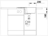 Blanco Zia Kitchen Sink Matt Volcano Grey - 527396