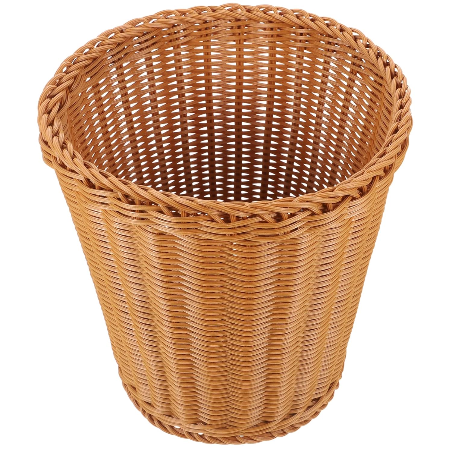 Alipis Rattan Woven Bread Basket, Oval Food Fruit Storage Basket