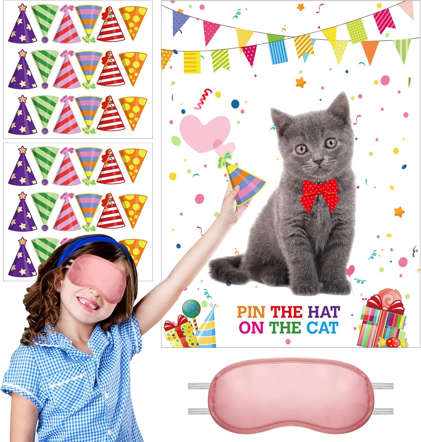 Ready To Ship Halloween Girly Bat Pinata Black Color & Purple