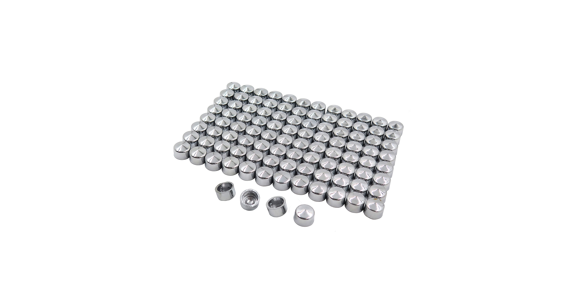 Chrome Caps/Covers/Plugs For 10mm Allen Head Bolts (M10) Highway