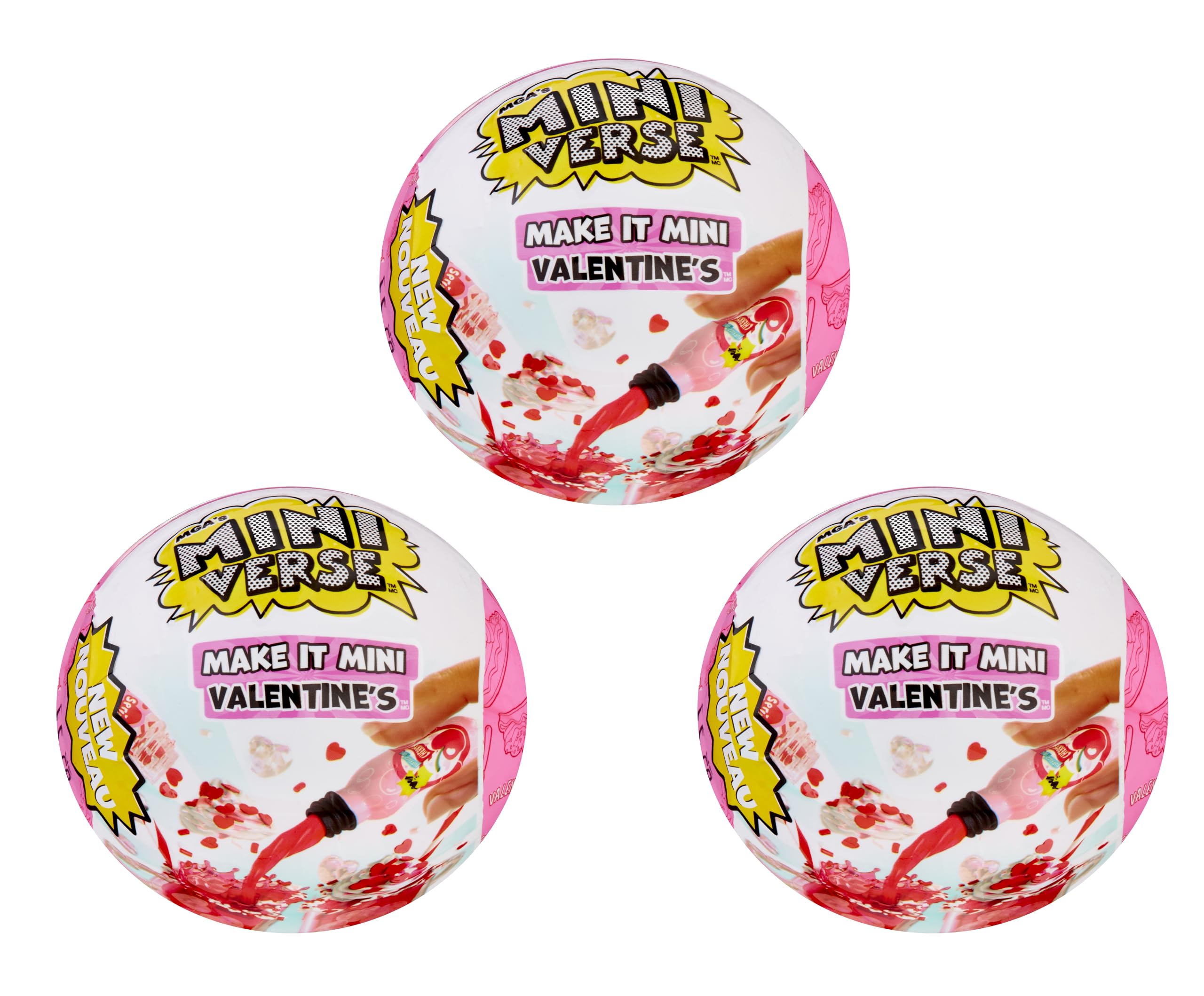 MGA's Miniverse Make It Mini Food - Diner Series 3 - Mini Collectibles - DIY Resin Play - Replica Food, NOT EDIBLE - For Collectors And Ages 8+ Years