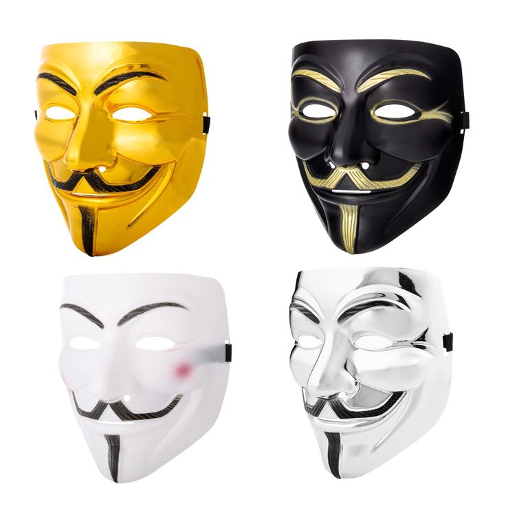 LED Light Up Anonymous Hacker Mask Halloween Guy Fawkes Vendetta Cosplay Costume