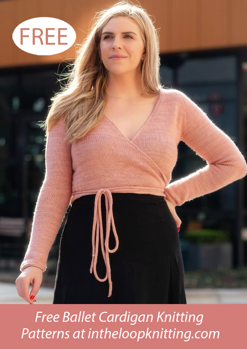 Children's Long Sleeve Self-Tie Wrap Top