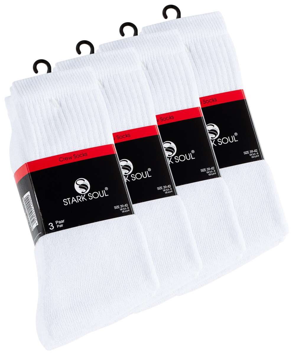 Stark Soul Knee High Socks - Wollweiss/white