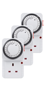 TIMER PLUG SOCKET 24 Hour Segment Programmable Energy Saving Plug-in Switch £5.99 - PicClick UK