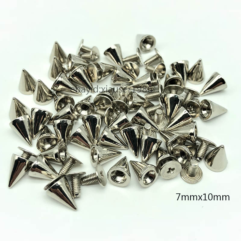 150 Sets Punk Spikes And Studs, 13 Shape Cone Spikes Leather Rivets Gothic Screw Back Studs With T 565671