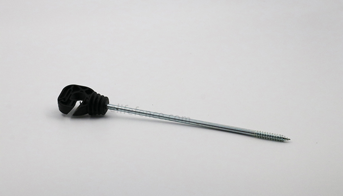 80Pcs Electric Fence Insulators Screw,Electric Fence Ring Insulator Tape Screw Wood Post