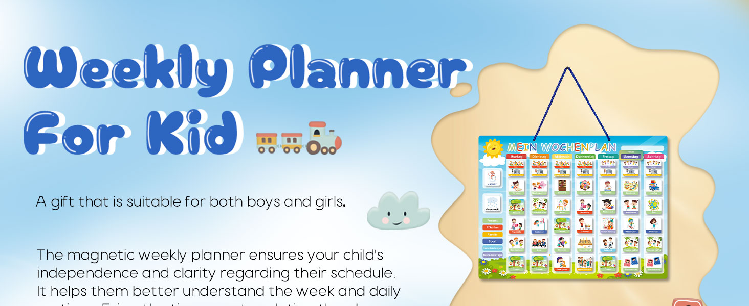 Chore Chart LIKARTO Magnetic For Kids - 147 Magnets, Wipeable