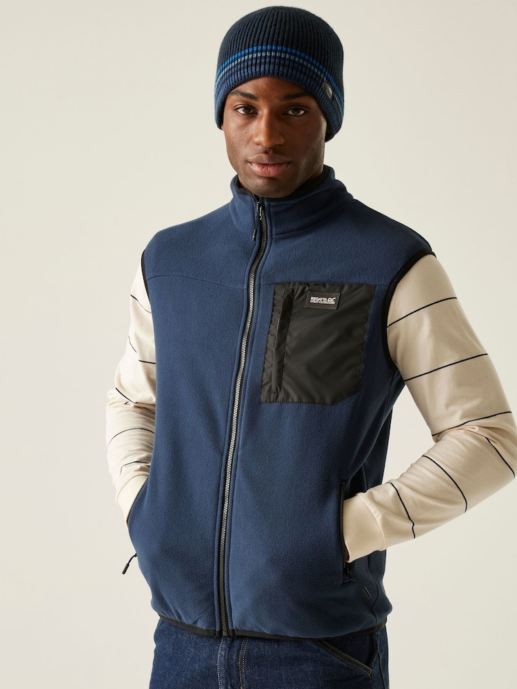 Regatta Mens Radburn Poly Sherpa Backed Microfleece Bodywarmer Gilet