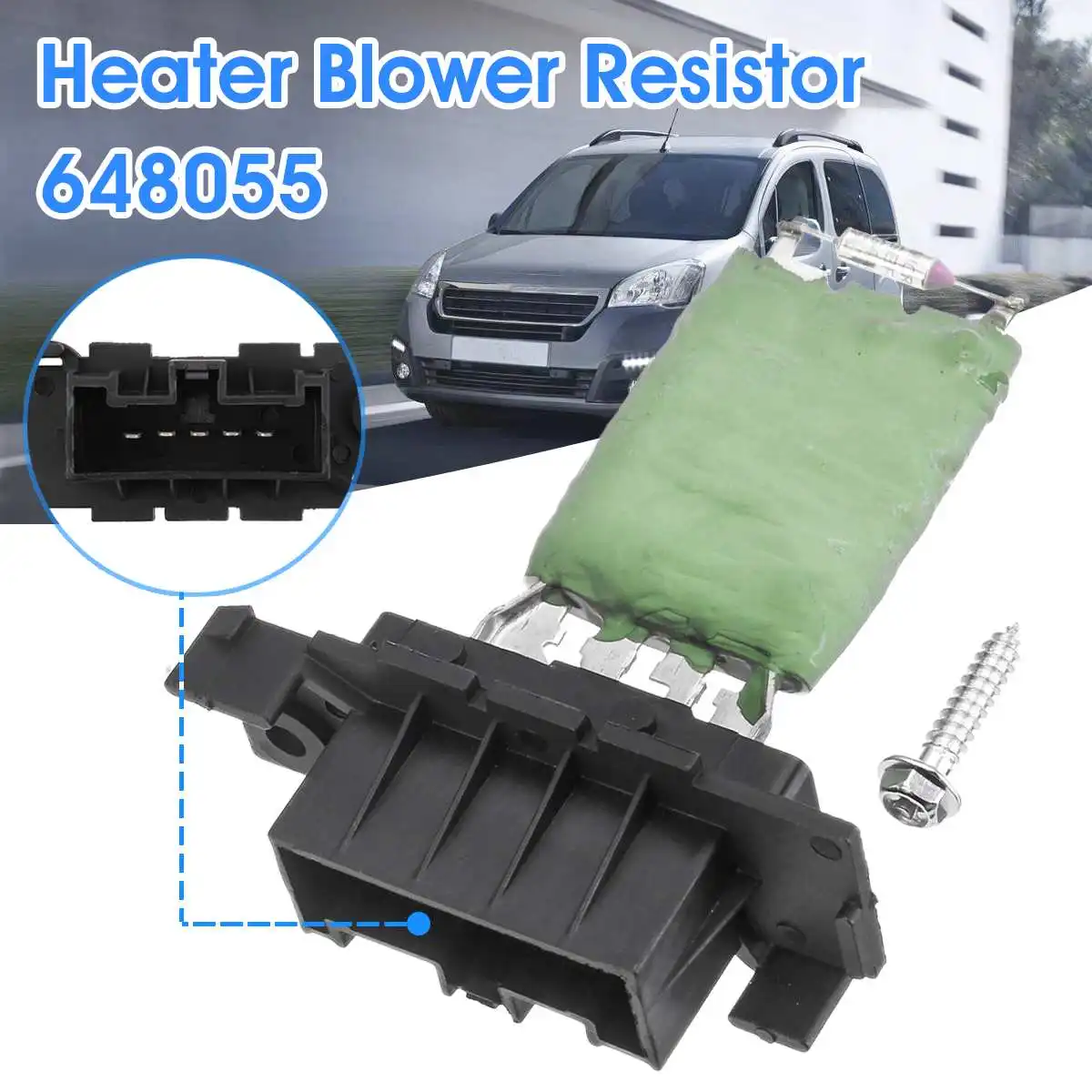 Heater Blower Resistor For Citroen Berlingo Peugeot Partner 2008-2016