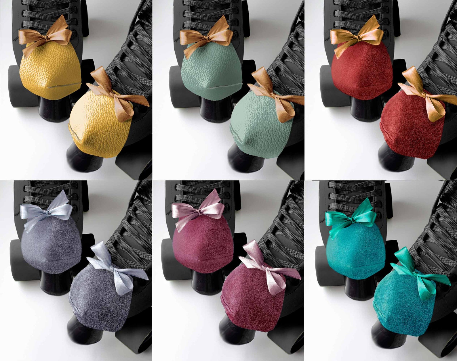 Custom Made Derby Toe Guards, Roller Skate Toe Guards, Colorful Toe