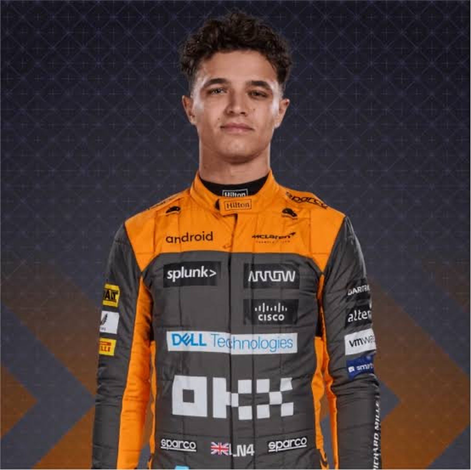 McLaren F1 Lando Norris 2025 Silverstone Win White T-Shirt