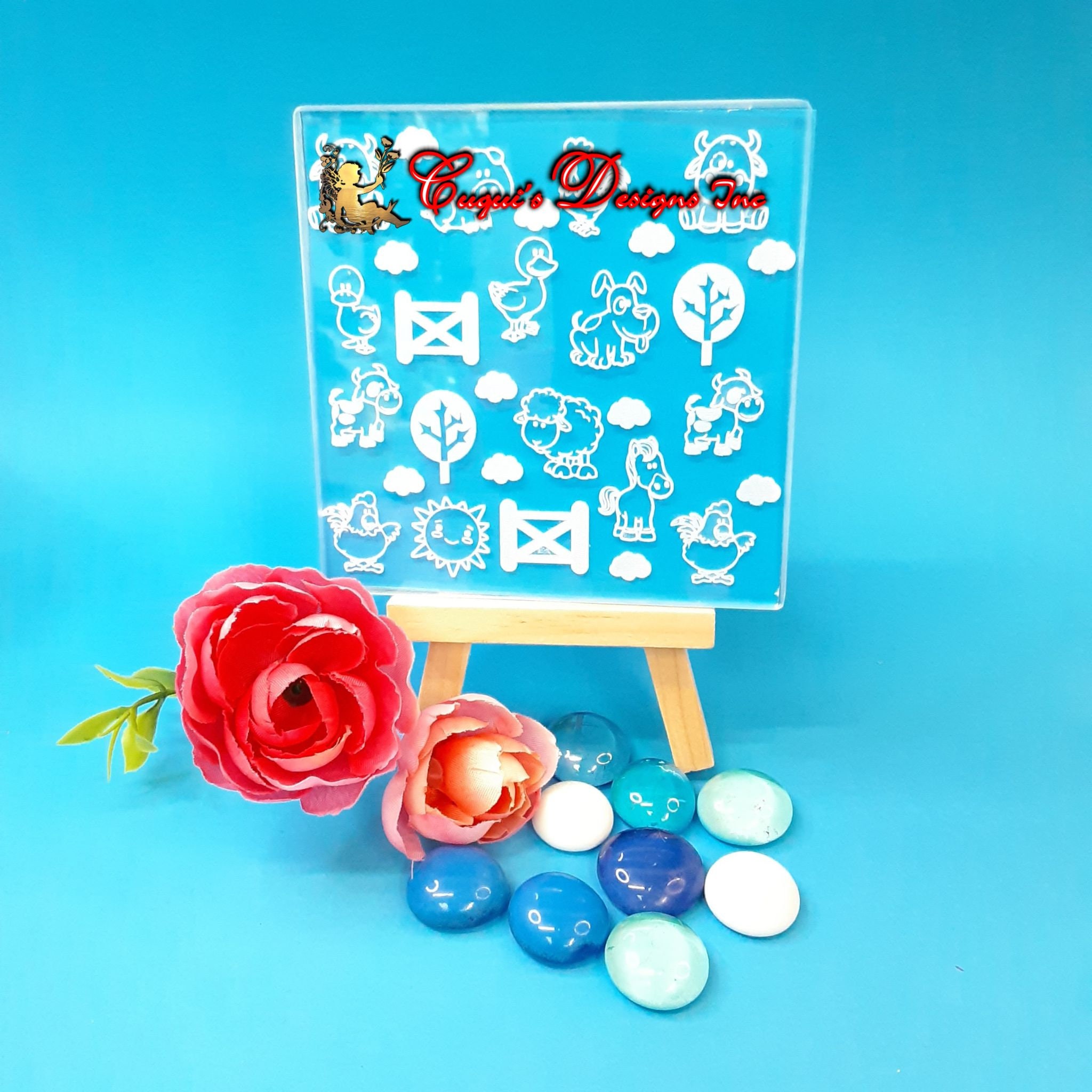 Baby Shower Cookie Embosser Stamp Cupcake Fondant Stamp Icing Stamp