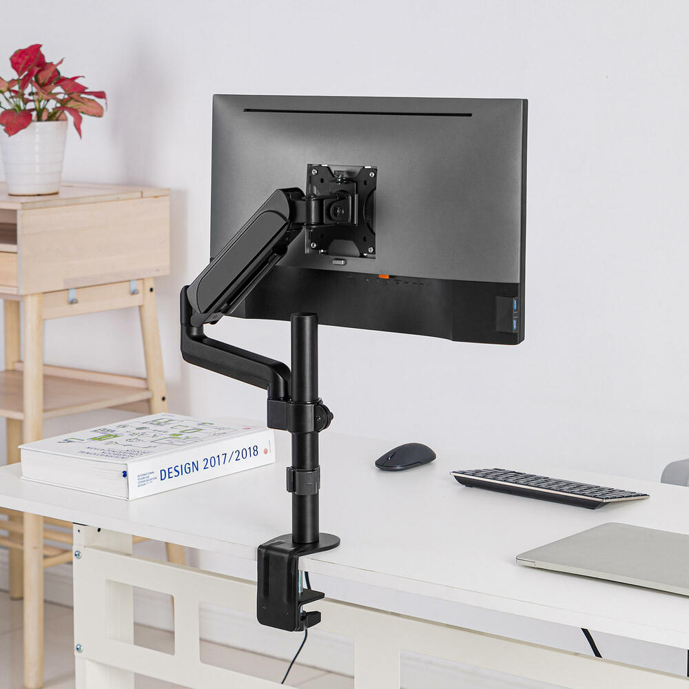 Fydeamer Dual Monitor Arm For 17-35 Inch Monitor Up To 11kg, Adjustable