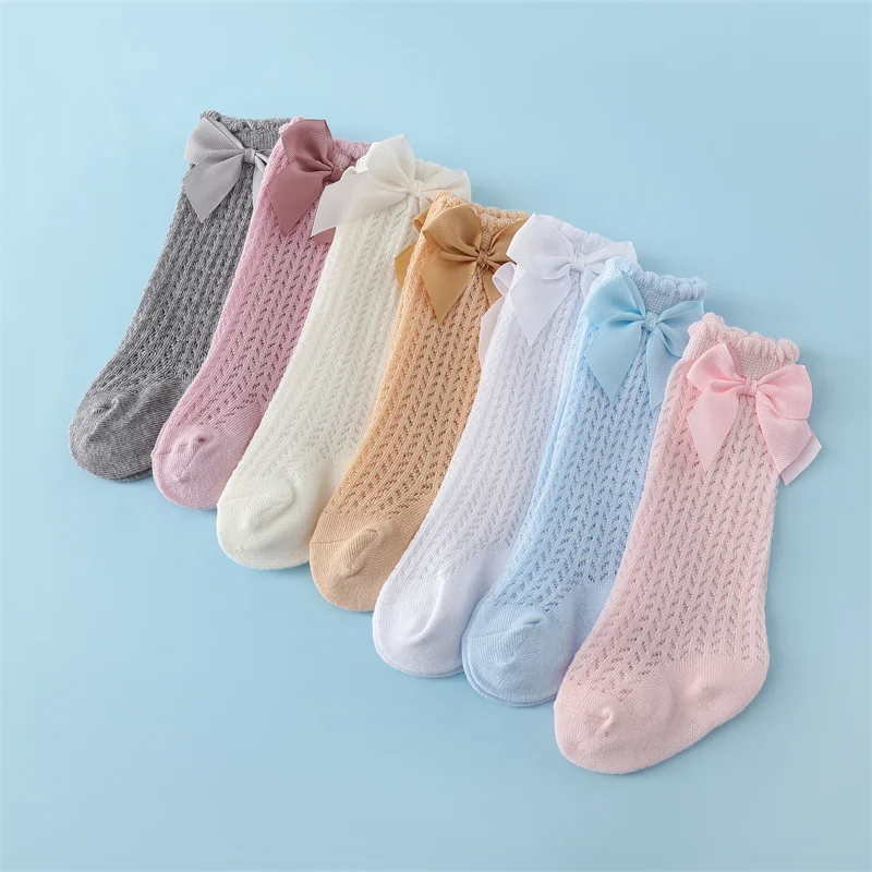 Newborn Baby Socks Soft Cotton Baby Girl Boy Socks Infant Toddler Kids Anti Slip Floor Long