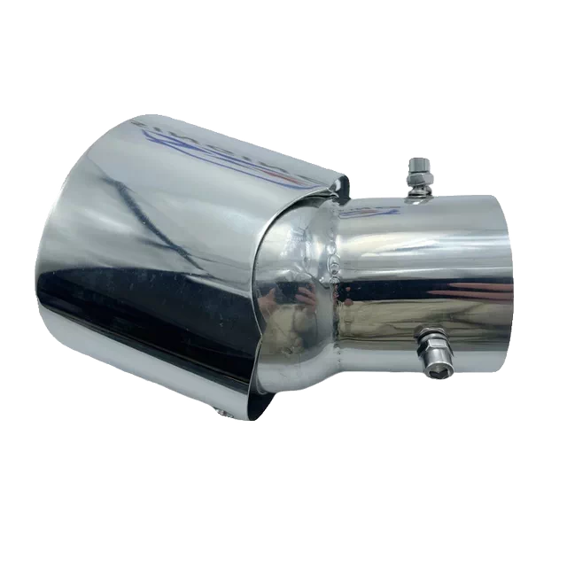 Silver Turbo Sound Tail Throat Exhaust Pipe Whistle Aluminium Alloy TC M