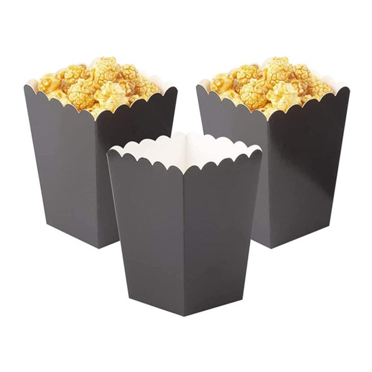 Custom Disposable Food Box Packaging Cardboard Paper Popcorn Boxes - Pizza Box And Kraft Paper Container Price